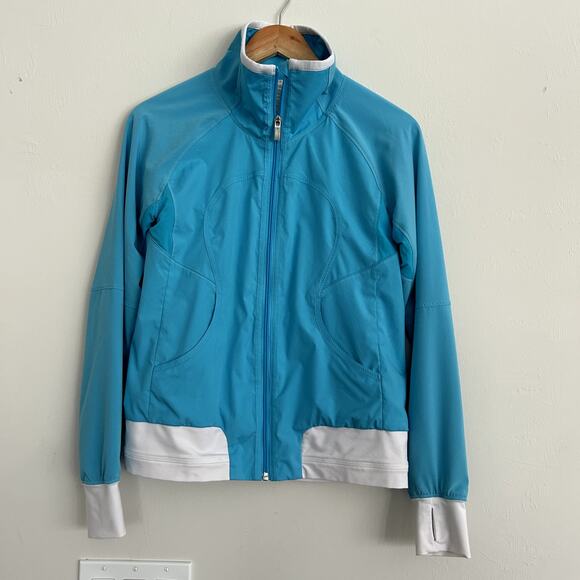 Lululemon Athletica Track Attack Running Zip Jacket Size 4 - Picture 7 of 14